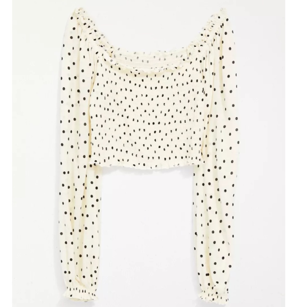UO Ryan Smocked Square Neck Top - Picture 5 of 5